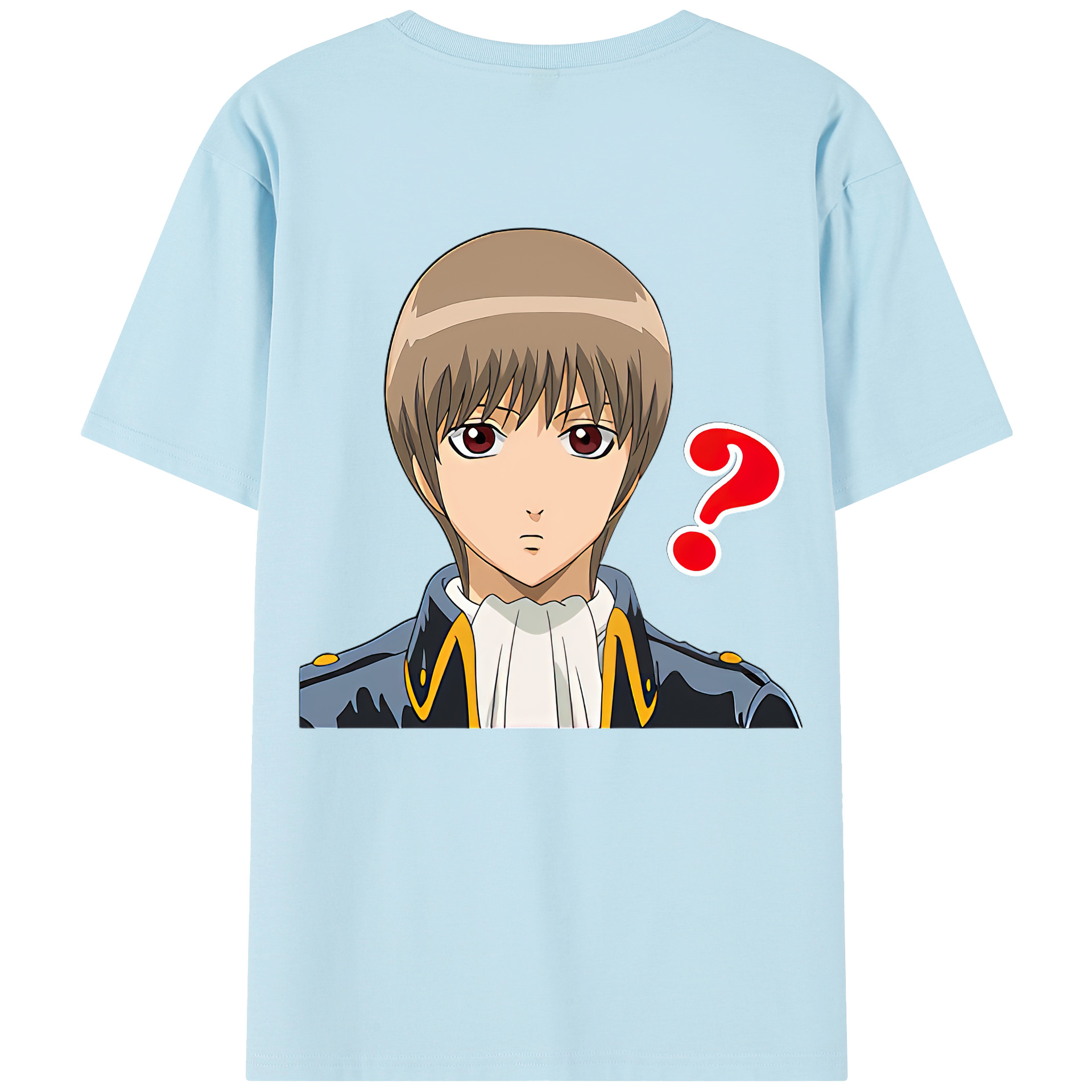 （画像用） ぎんたま 坂田銀時（さかたぎんとき） 神楽 志村新八（しむら しんぱち） GINTAMA Sakata Gintoki Kagura Shimura Shinpachi 綿100％半袖Tシャツ（背面プリント）